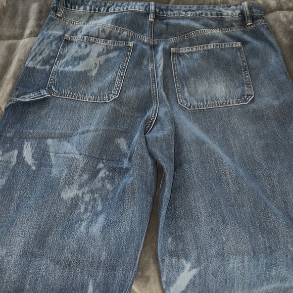 Ralph Lauren blue jeans NWT size 16W wide legs pristine condition - Picture 7 of 12